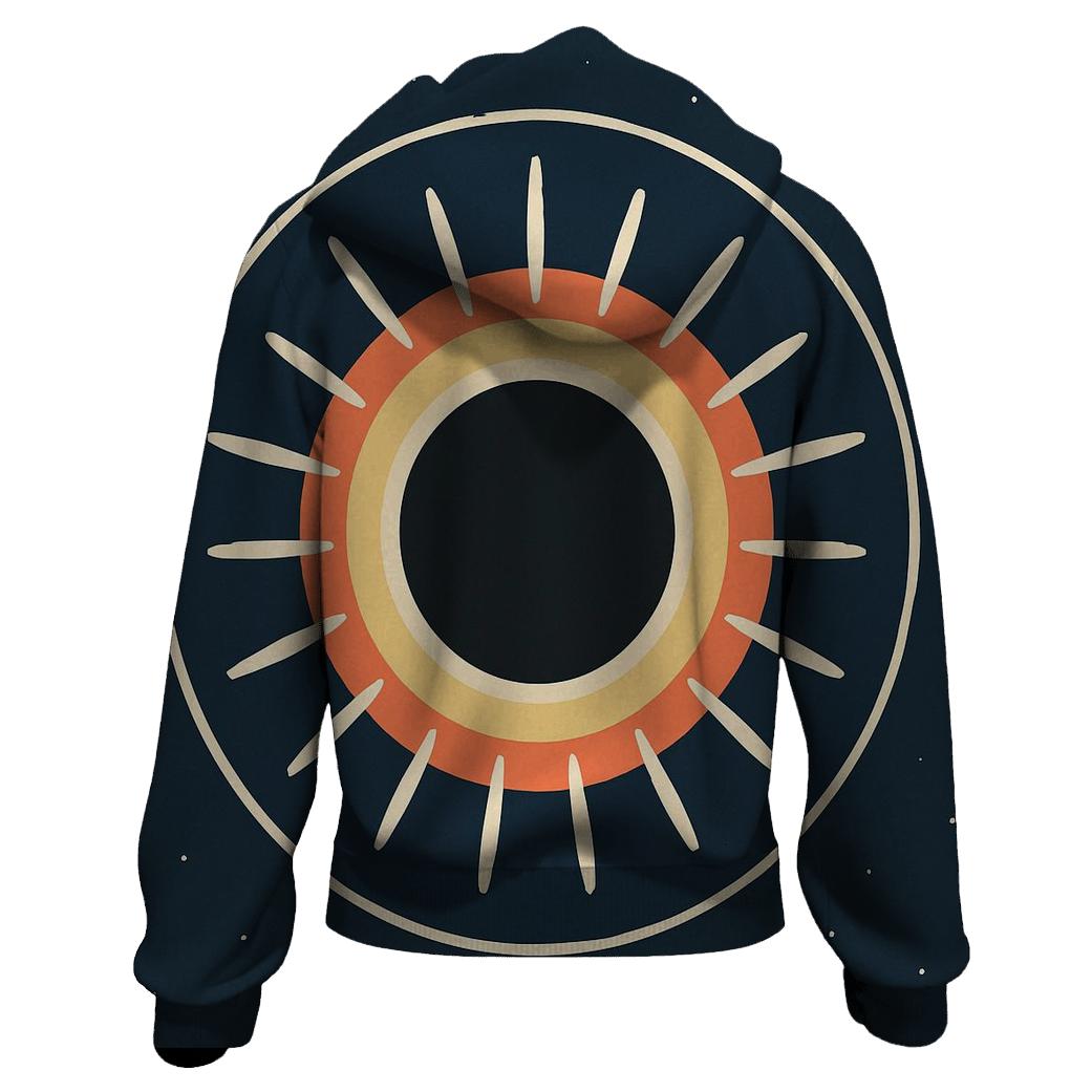 Eclipse Corona Petal Array custom hoodies
