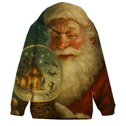 Starry Workshop Santa In Clockwork Snowglobe hoodies fashion