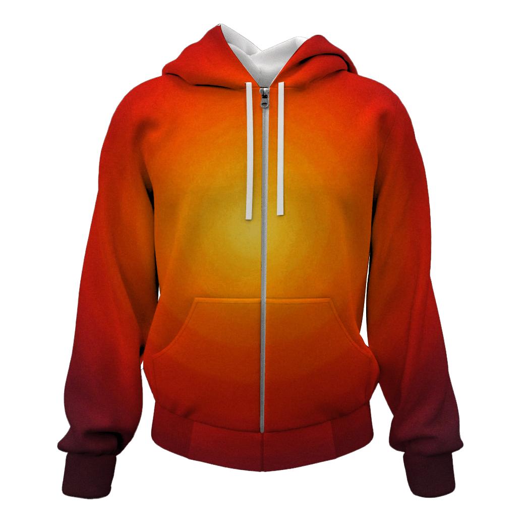 Molten Citrus Bloom designer hoodies
