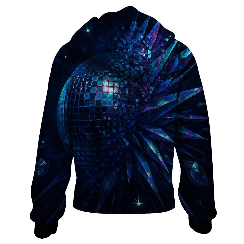 Midnight Disco Nebula Lattice heavyweight hoodies