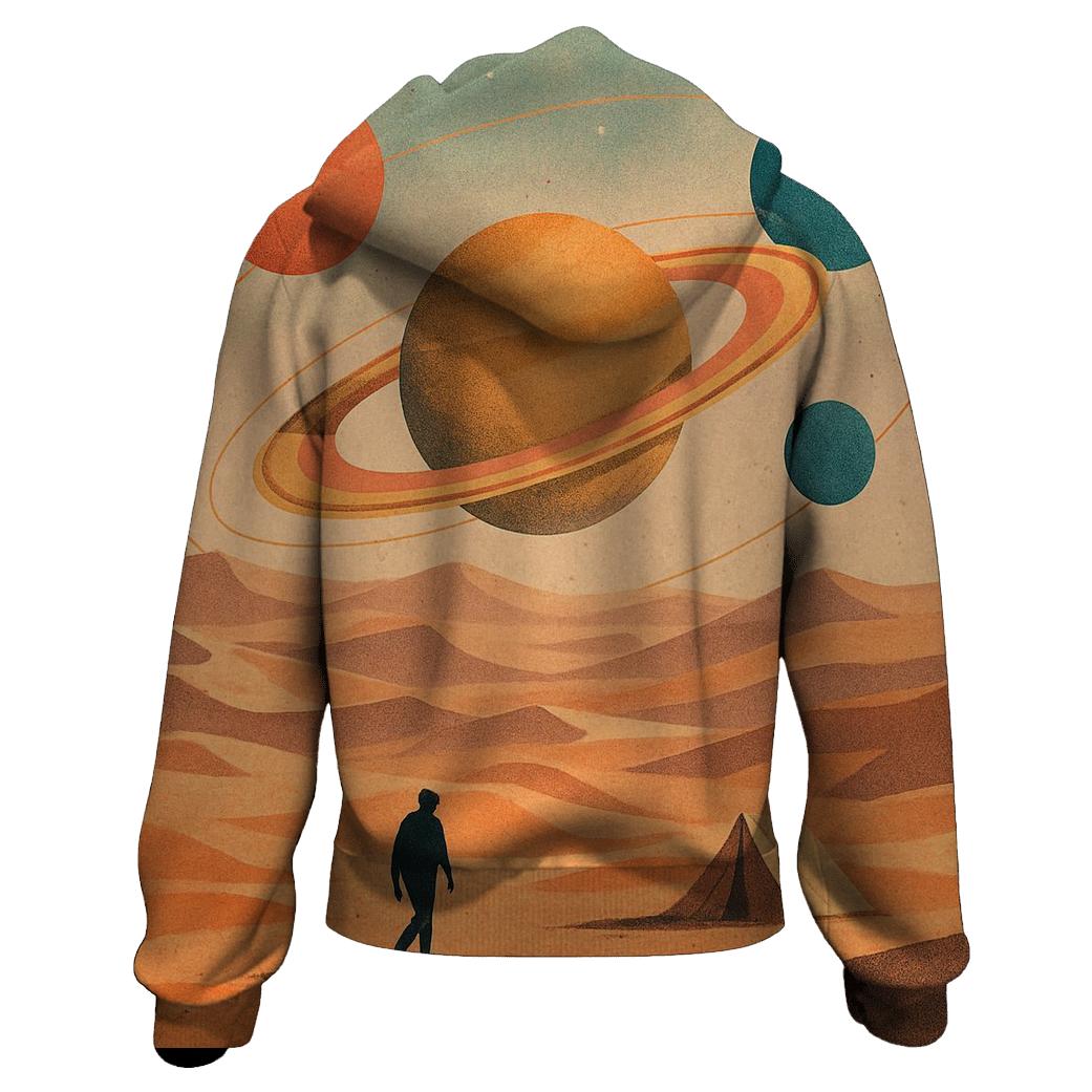 Desert Orbit Collage designer hoodies