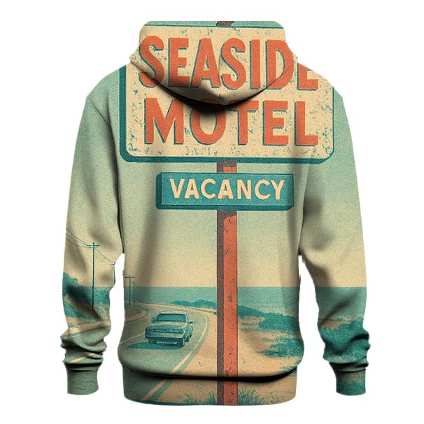 Faded Seaside Motel Vacancy Sign hoodie designs