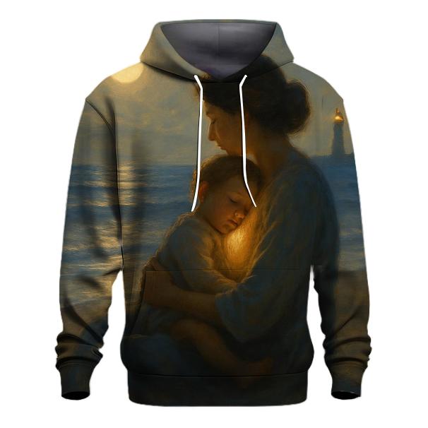 The Quiet Harbor: Where Every Storm Learns Peace premium hoodies