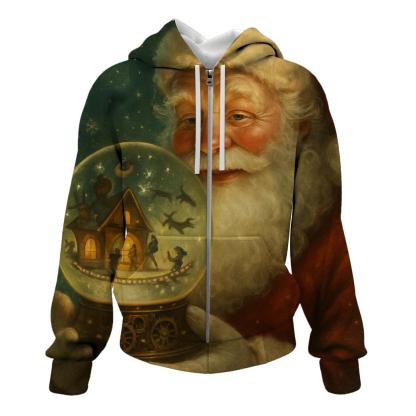Starry Workshop Santa In Clockwork Snowglobe hoodie trends