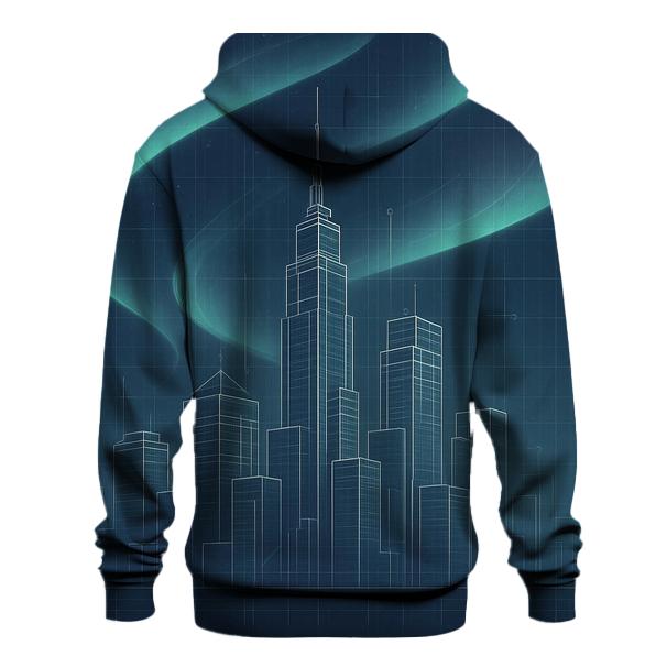 Aurora Blueprint Cityscape hoodies fashion