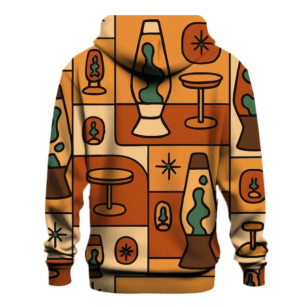 Groovy Lava Lamp Lounge Pattern heavyweight hoodies