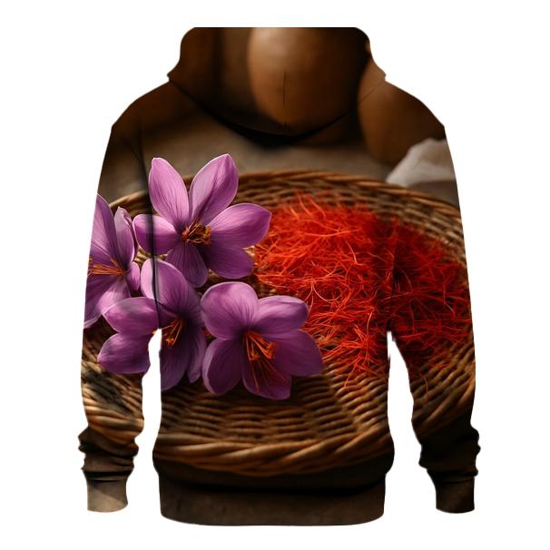Saffron Crocus Threads Drying On A Traditional Rattan Tray pullover hoodies