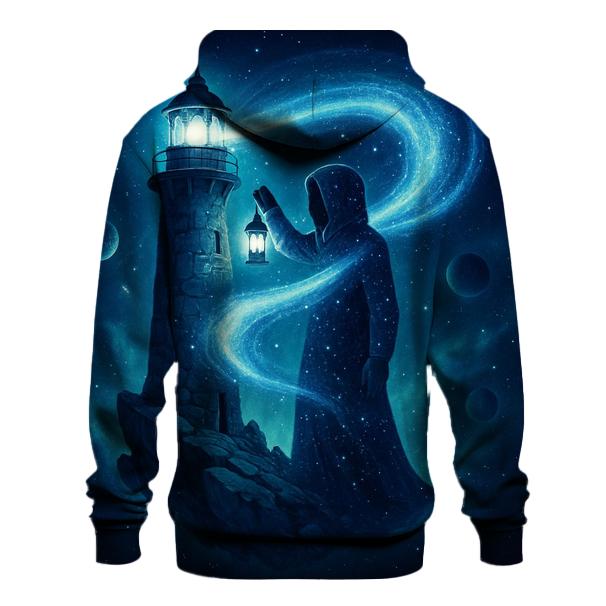 The Lighthouse At The Edge Of Andromeda zip-up hoodies
