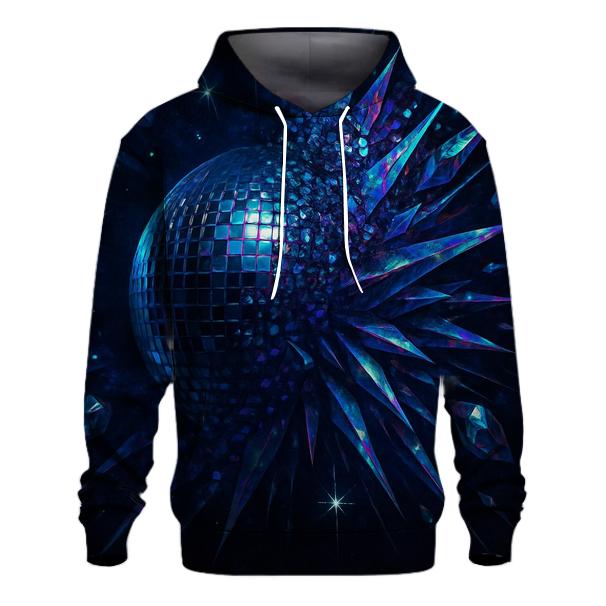 Midnight Disco Nebula Lattice zip-up hoodies