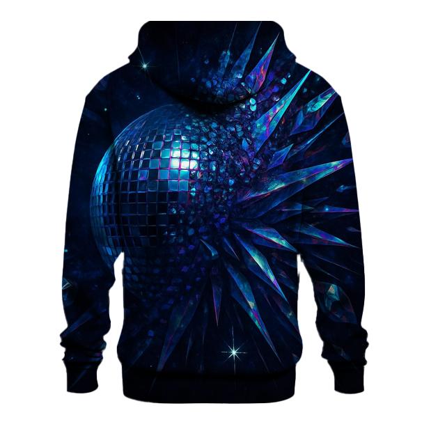 Midnight Disco Nebula Lattice zip-up hoodies