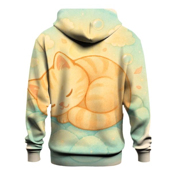 Sunrise Cloud Quilt Cat Naptime lightweight hoodies