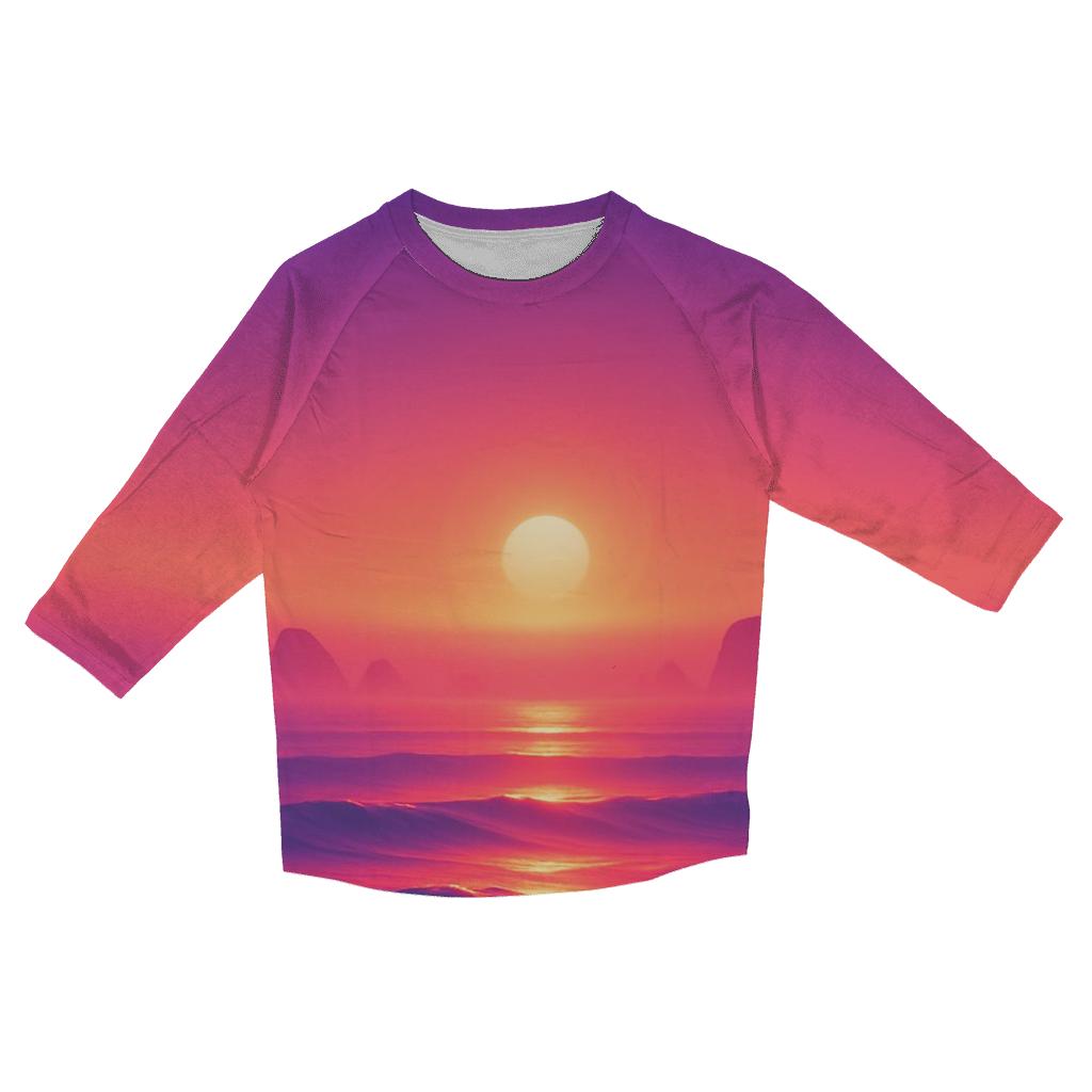 Ember Glass Lagoon personalized 3/4 sleeve tees