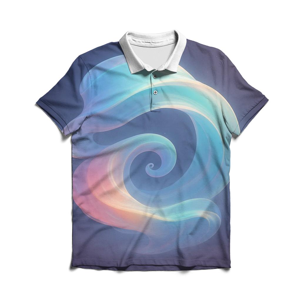 Prism Tide Meditation stylish collar polo tees
