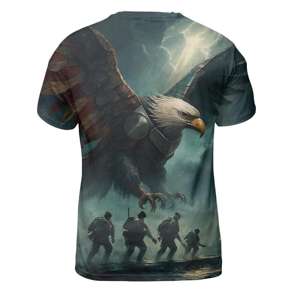 Eagle Of Iron And Cloth Above The Storm Line creative print fashion shirts