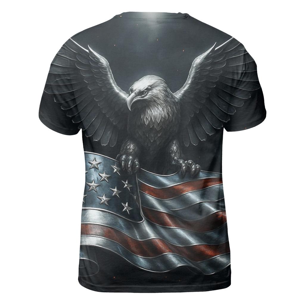 Forged Chrome Eagle Standard custom all-over print shirts