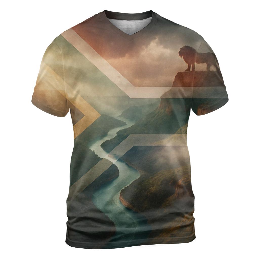 Chromatic River Weave South Africa statement graphic shirts