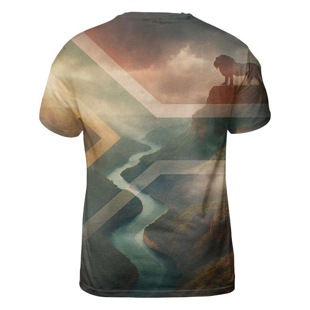 Chromatic River Weave South Africa statement graphic shirts