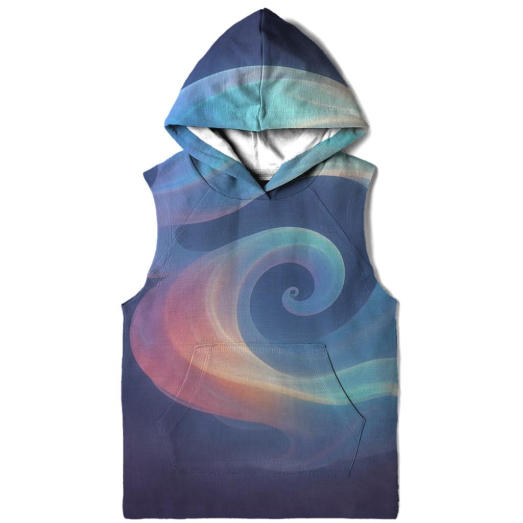 Prism Tide Meditation embroidered hoodies