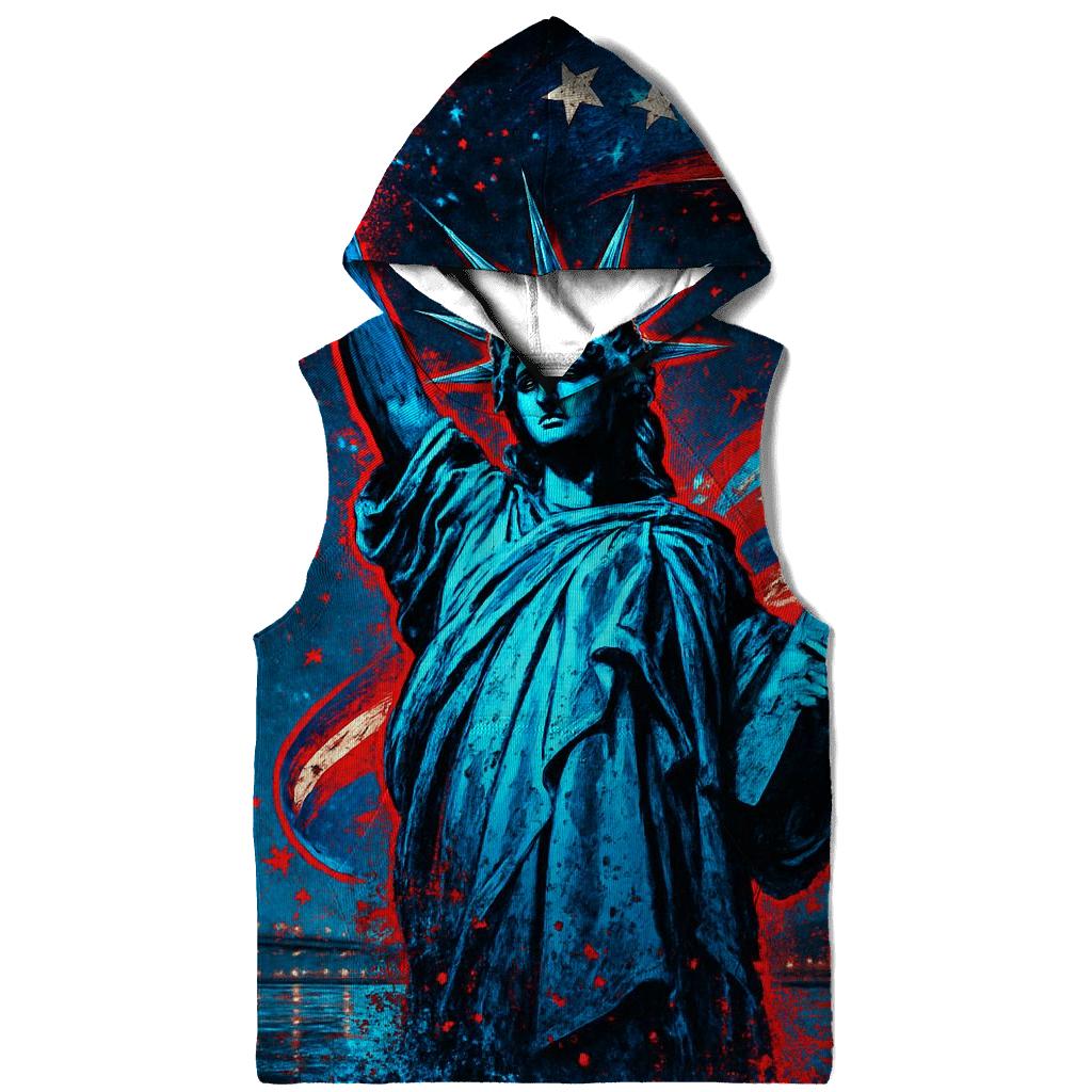 Neon Liberty Storm Banner lightweight hoodies