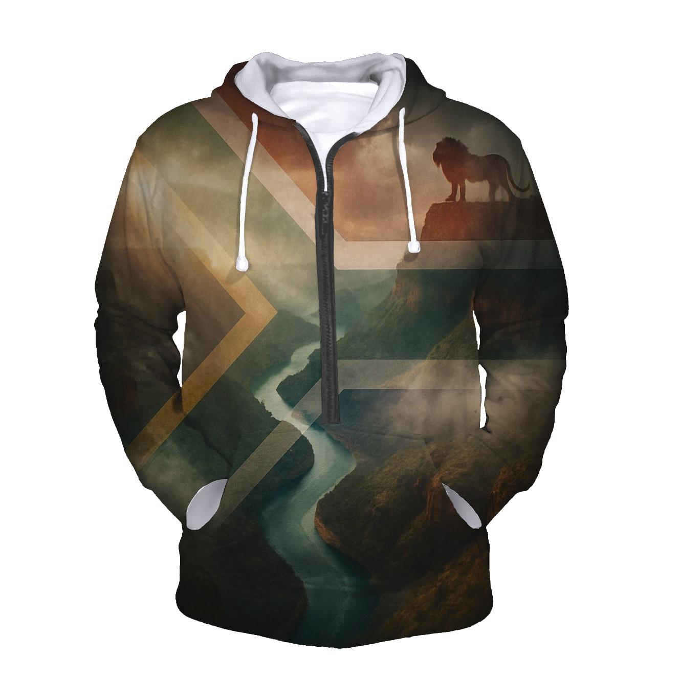 Chromatic River Weave South Africa printed hoodies
