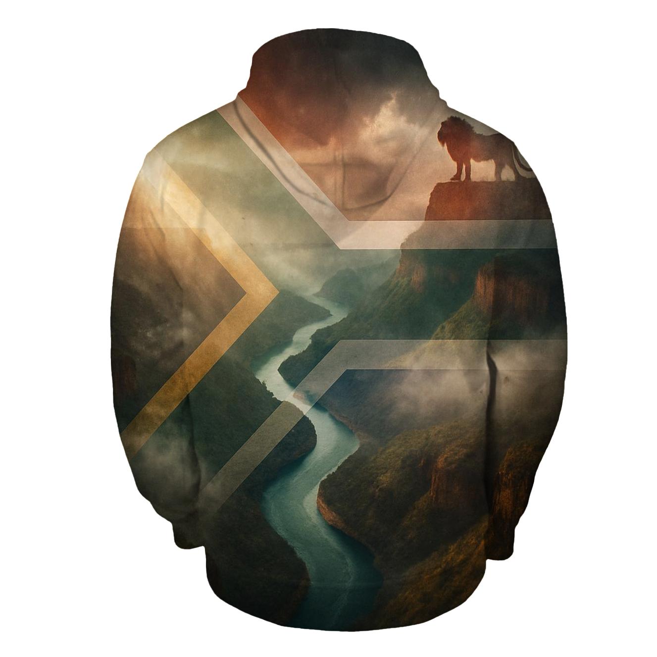 Chromatic River Weave South Africa printed hoodies