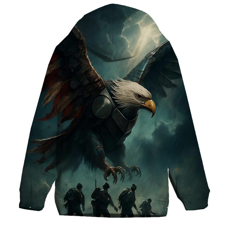 Eagle Of Iron And Cloth Above The Storm Line custom hoodies
