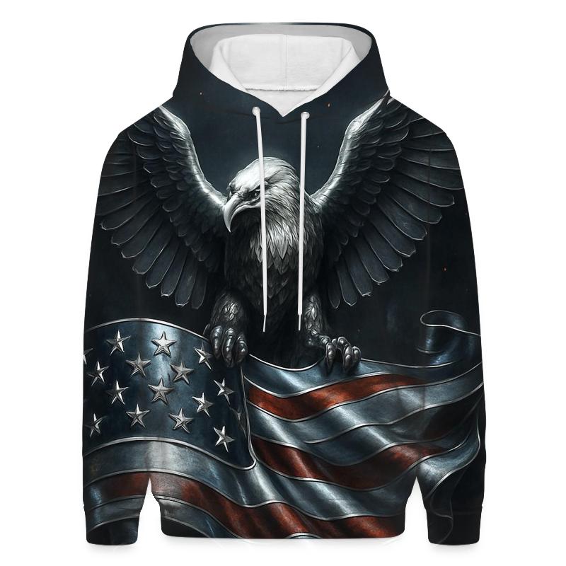 Forged Chrome Eagle Standard zip-up hoodies