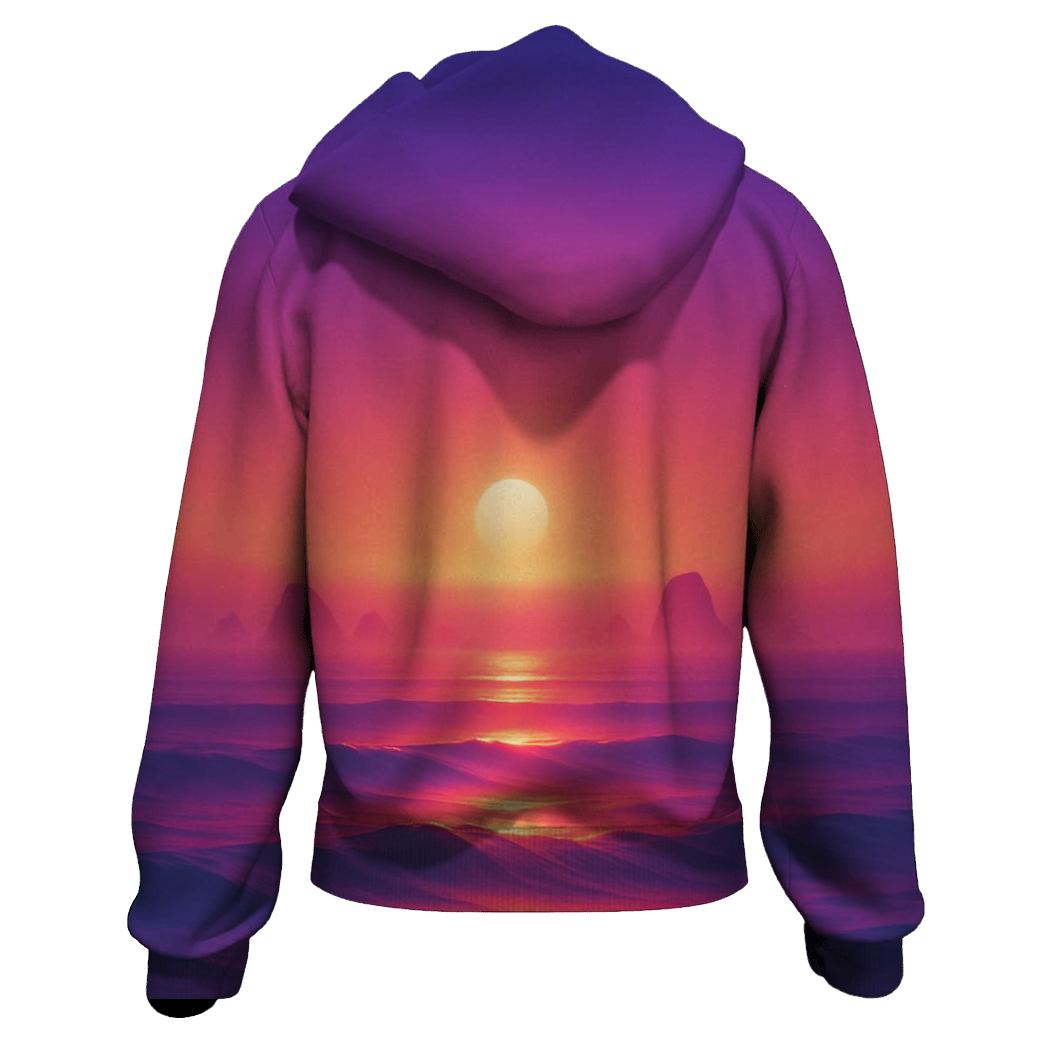 Ember Glass Lagoon graphic hoodies