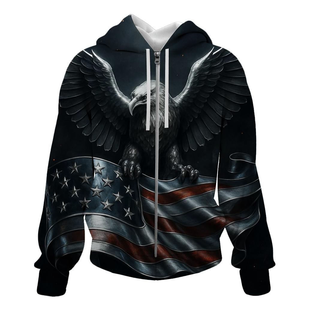 Forged Chrome Eagle Standard custom hoodies