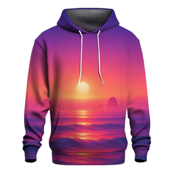 Ember Glass Lagoon printed hoodies