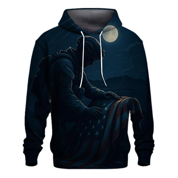 Starlit Vigil Over The Quiet Standard heavyweight hoodies
