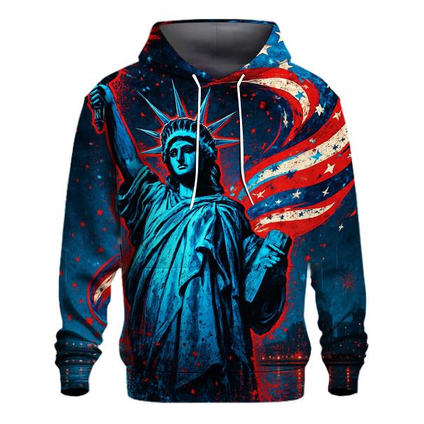 Neon Liberty Storm Banner heavyweight hoodies