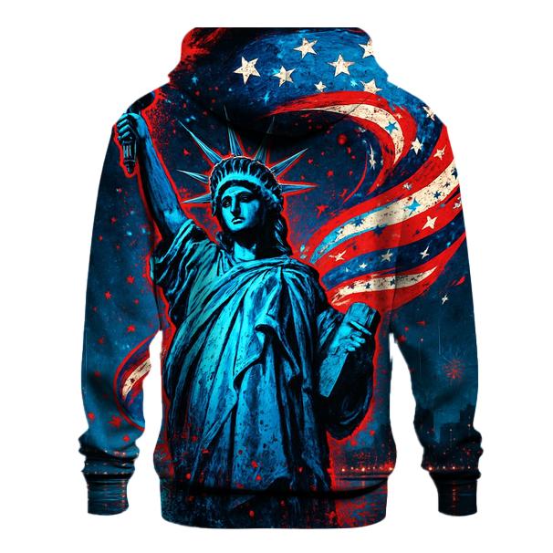 Neon Liberty Storm Banner heavyweight hoodies