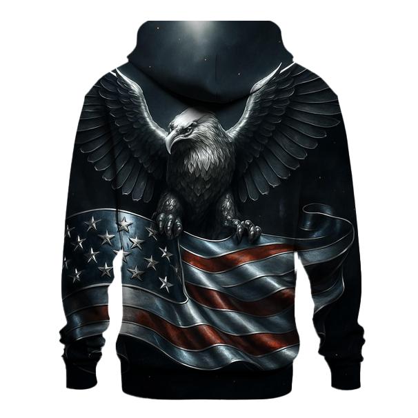 Forged Chrome Eagle Standard heavyweight hoodies