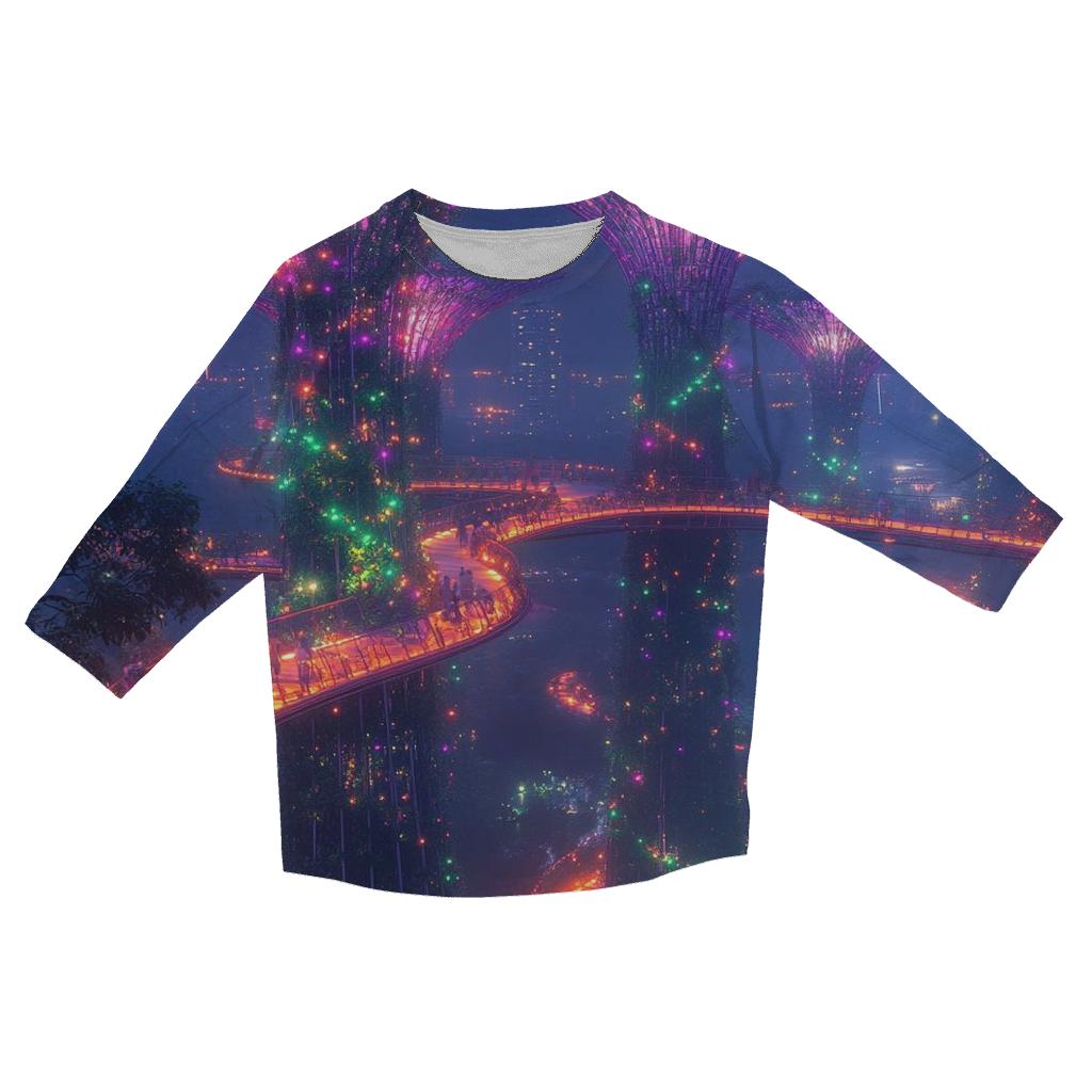 Gardens By The Bay Supertree Glow stylish quarter sleeve tops