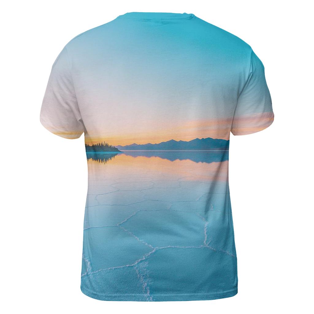 Salar De Uyuni Mirror Plains vibrant all-over design tees