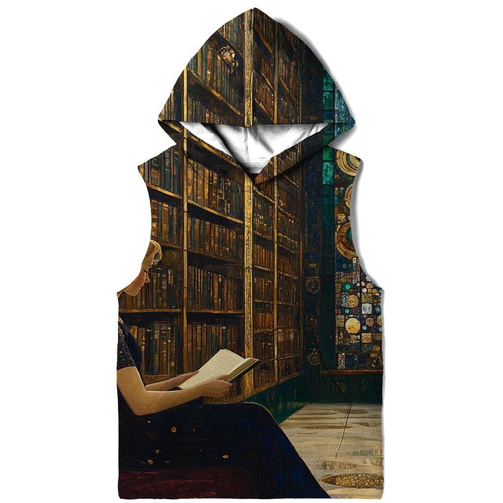 Gustav Klimt Inspired Aurora Library Salon heavyweight hoodies