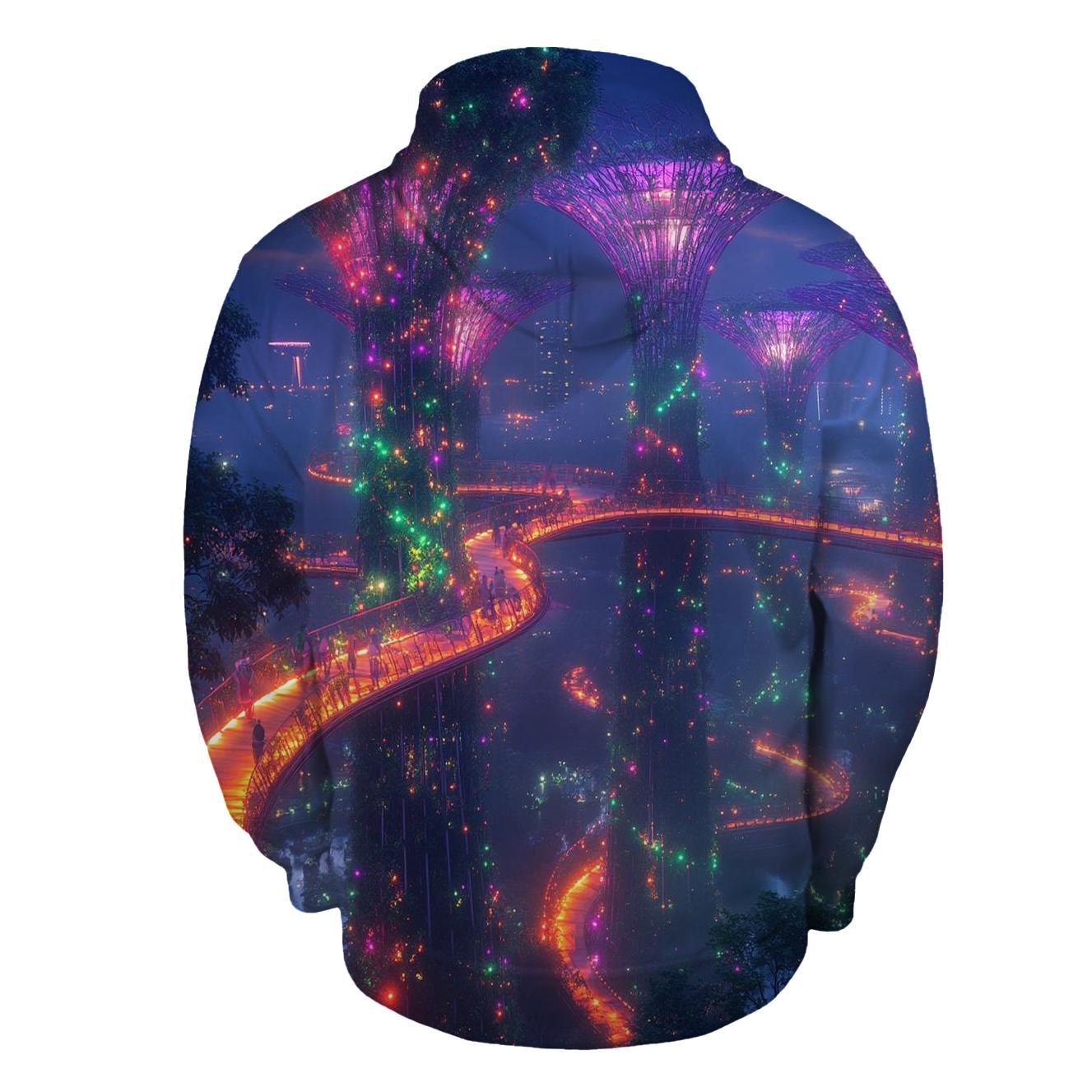 Gardens By The Bay Supertree Glow hoodie designs