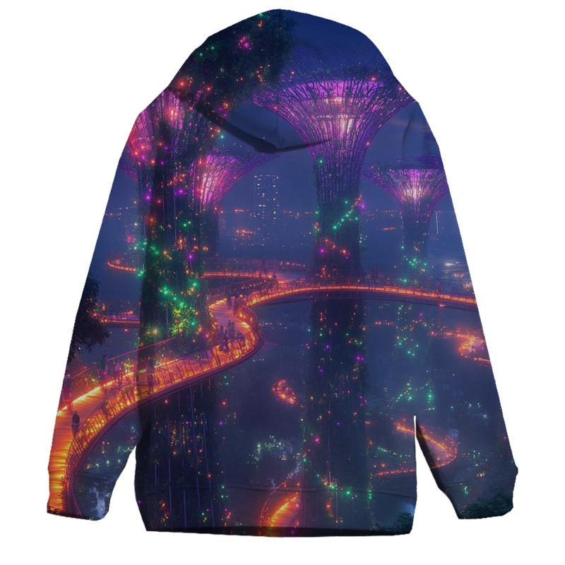 Gardens By The Bay Supertree Glow custom hoodies