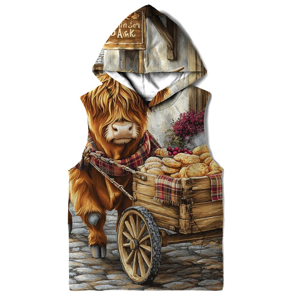 Highland Cow Bakery Morning Delivery lightweight hoodies