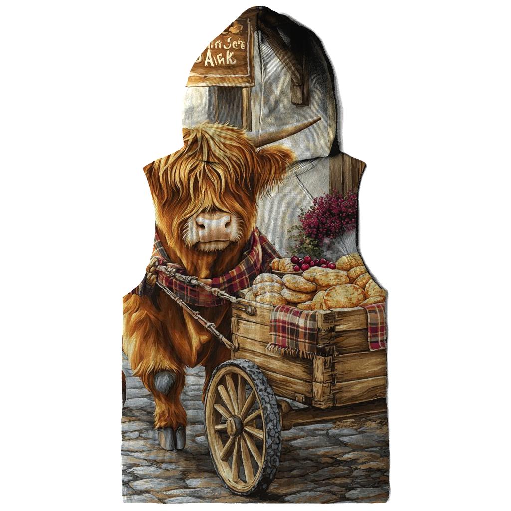 Highland Cow Bakery Morning Delivery lightweight hoodies