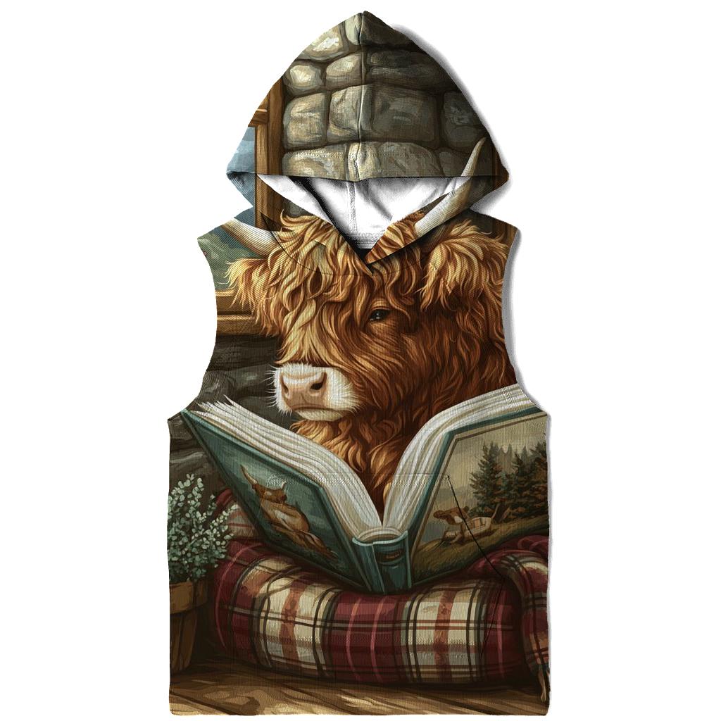 Highland Cow Quiet Library Nook hoodie trends