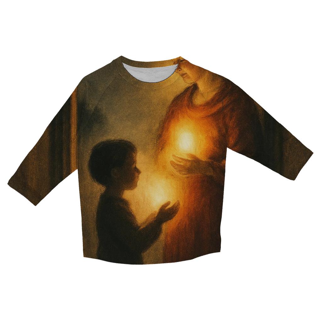 The Hearth Of Her Heart A Home You Carry Long After You Leave custom 3/4 sleeve shirts