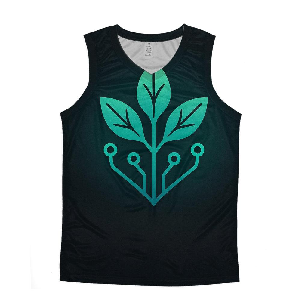 Aurora Circuit Botanical Emblem sports performance tank tops