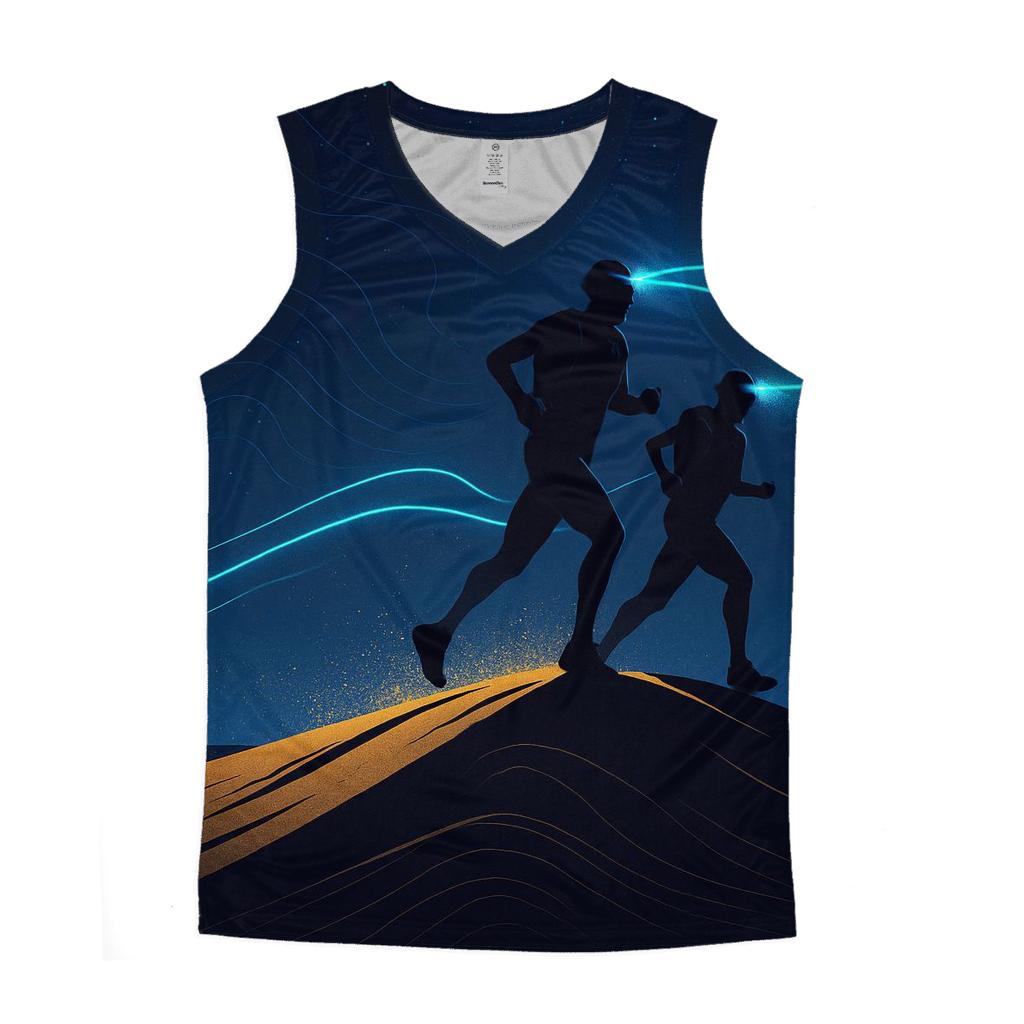 Desert Night Endurance Run cotton sleeveless tops
