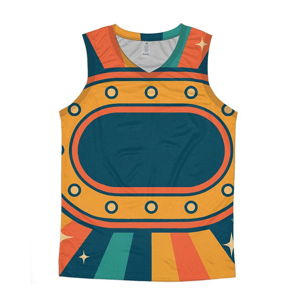Vintage Roller Rink Starburst Track stylish racerback tanks