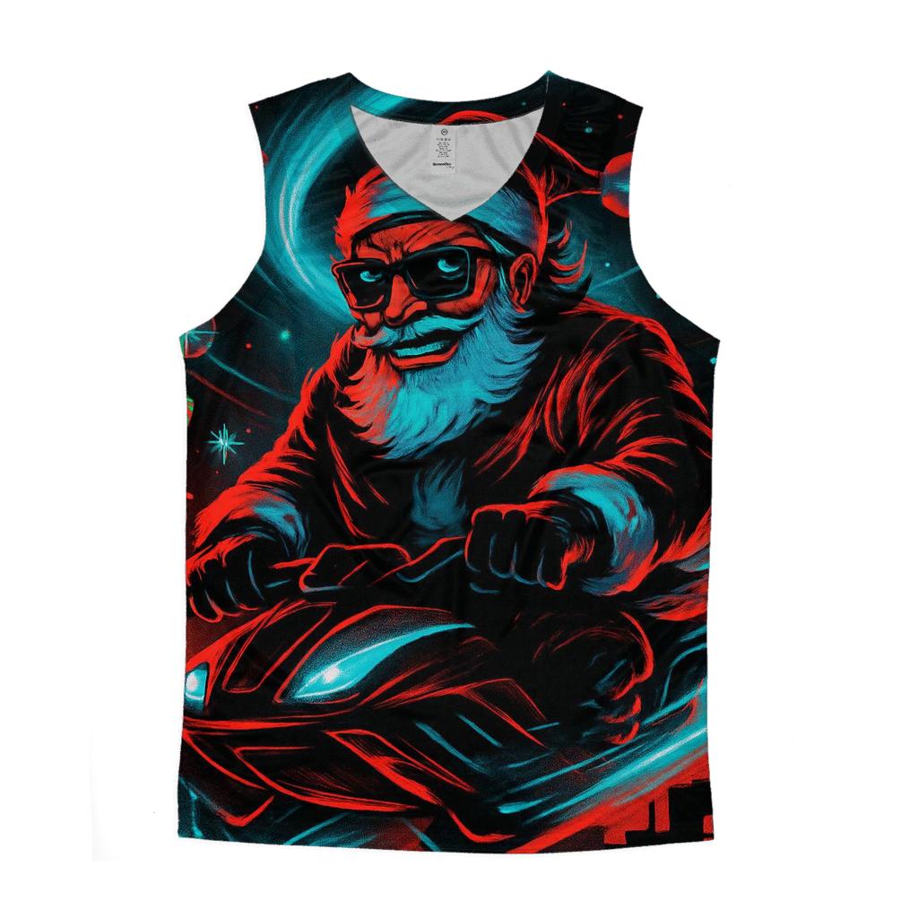 Neon Blizzard Santa Street Pilot cotton sleeveless tops