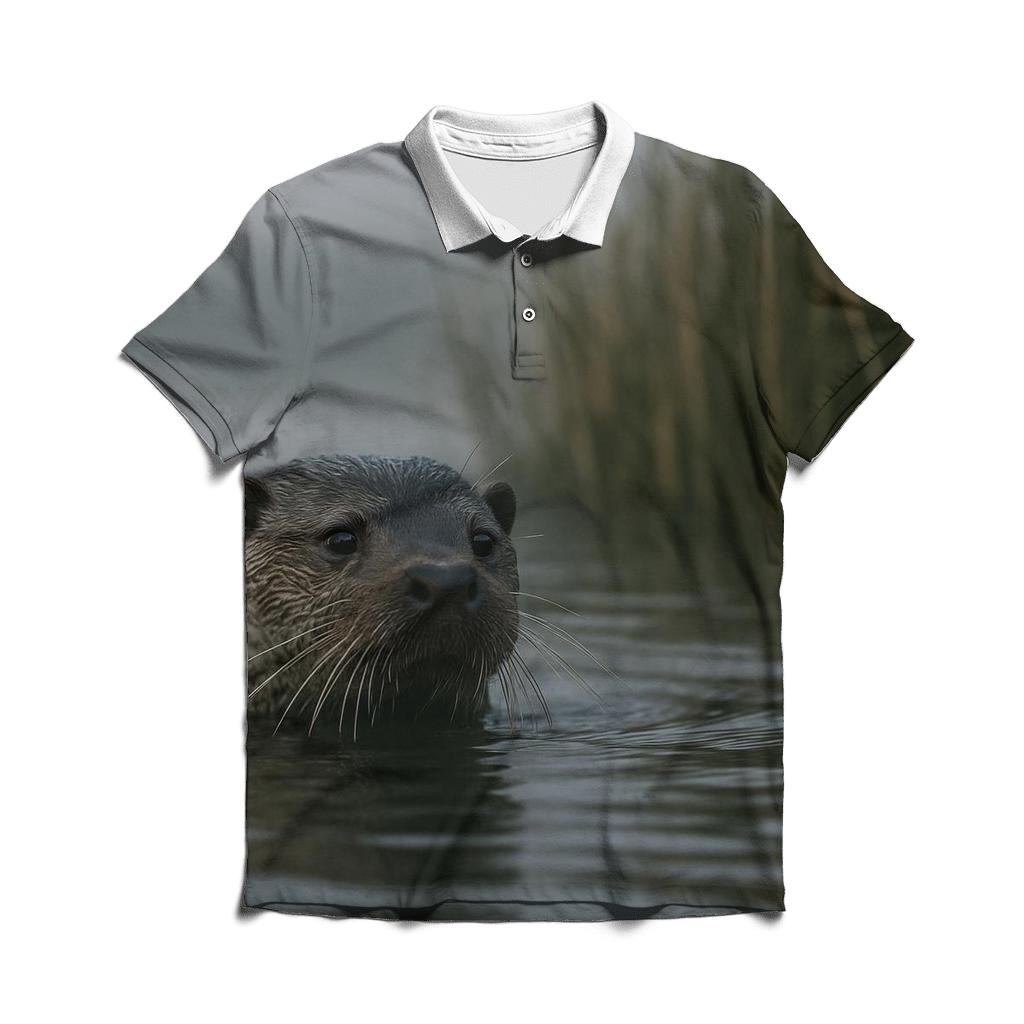 Mistline Hunter Eurasian Otter designer slim fit polos