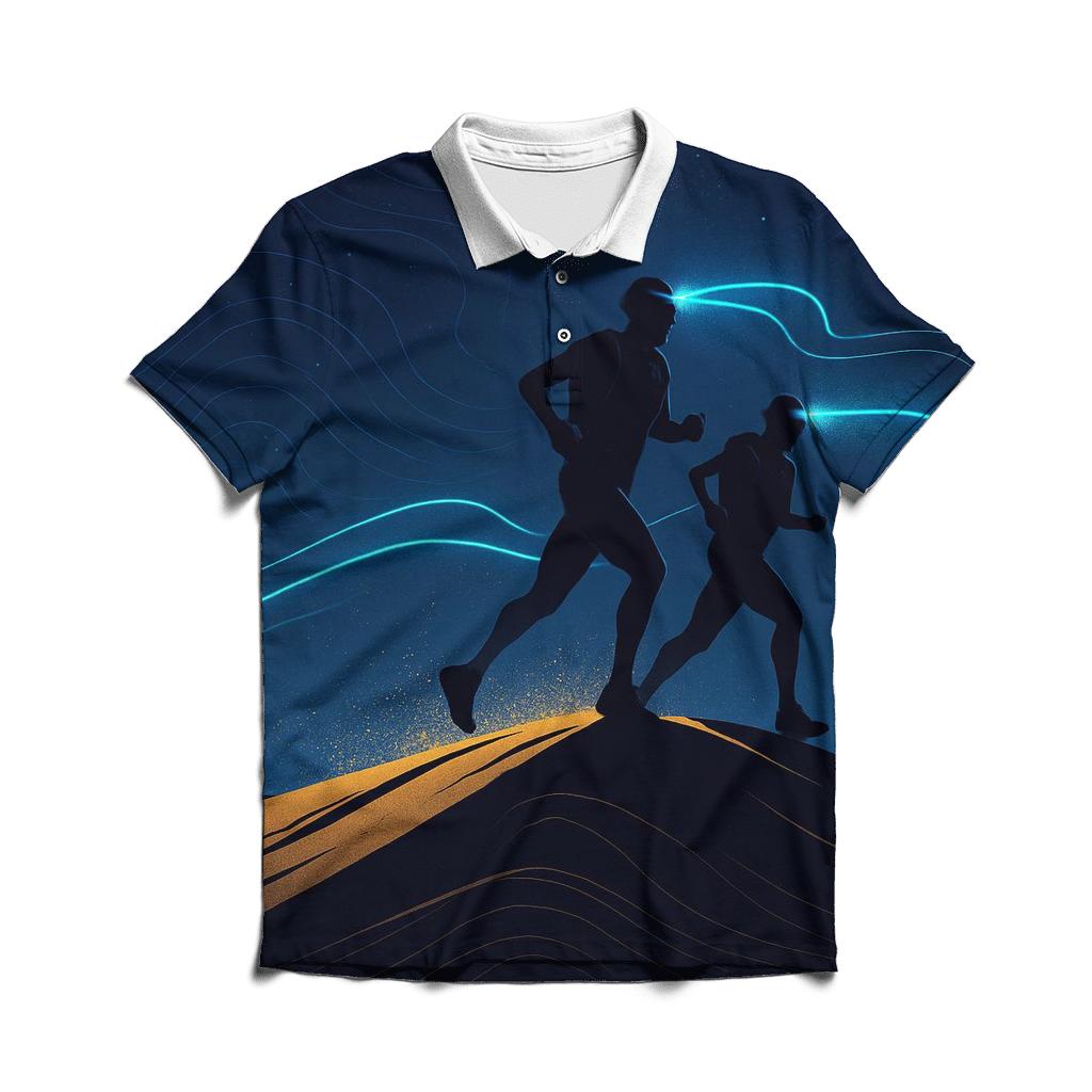 Desert Night Endurance Run personalized polo shirts