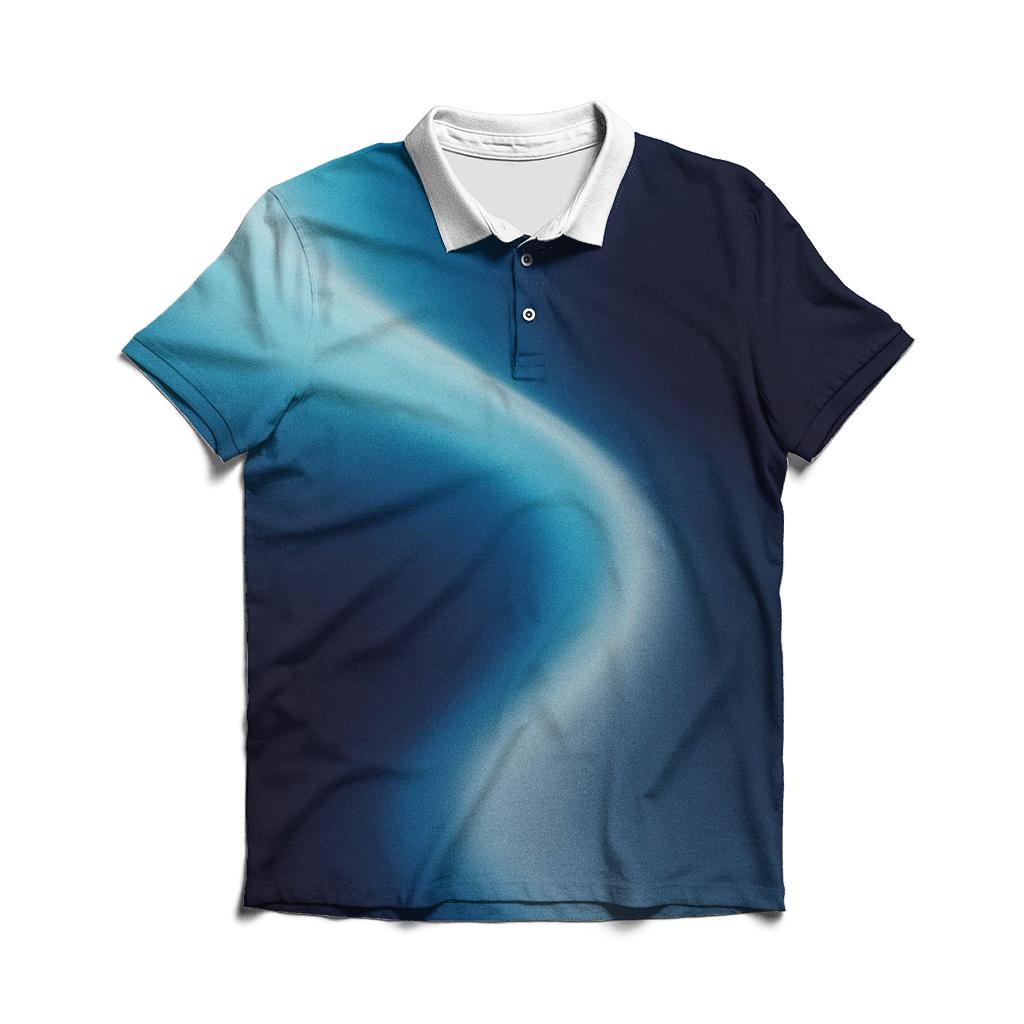 Polar Silk Confluence embroidered polo tops
